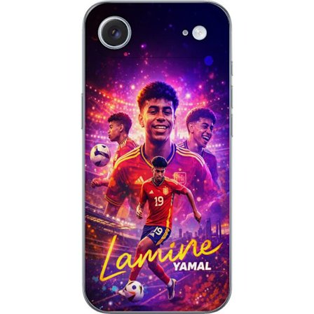 Yhteensopiva Puhelinkuori Apple Apple iPhone 17 Air Lamine Yamal jalkapallo juliste Espanjan maajoukkueen pelipaidassa dynaamisella liikkeellä, väri