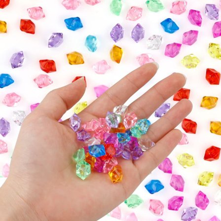 Akryl krystal, 1000 stykker krystalstøbte ædelstene, pirat