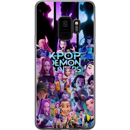 Yhteensopiva Puhelinkuori Samsung Galaxy S9 KPop Demon Hunters anime tyyli tumma suunnittelu