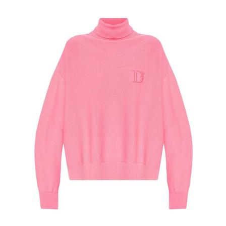 Dsquared2 Turtlenecks rosa, Dam Polotröjor, Dam, Storlek: S