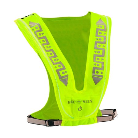 BeeSports LED Vest USB unlined vests Yellow OneSize
