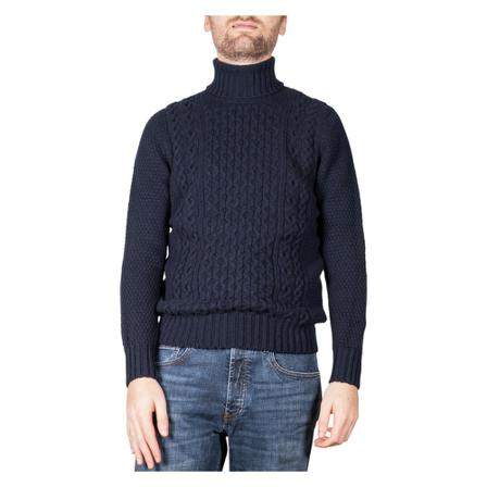 Drumohr, Turtlenecks Blauw, Heren, Maat:L