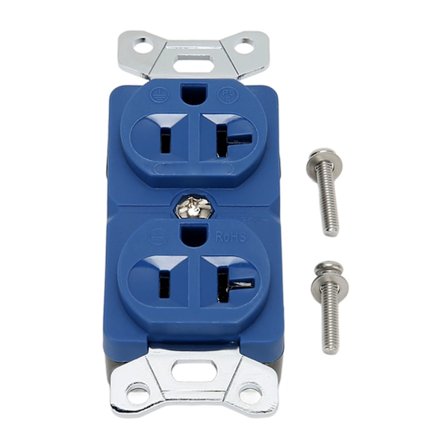 Dubbeluttag Professionell Tungt AC Ren Koppar Dubbeluttag Uttag 20A