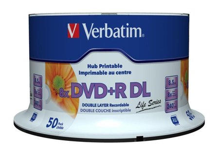 Verbatim Life Series - DVD+R DL x 50 - 8.5 GB - lagringsmedier