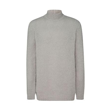 Rick Owens, Turtlenecks Grijs, Heren, Maat:ONE Size