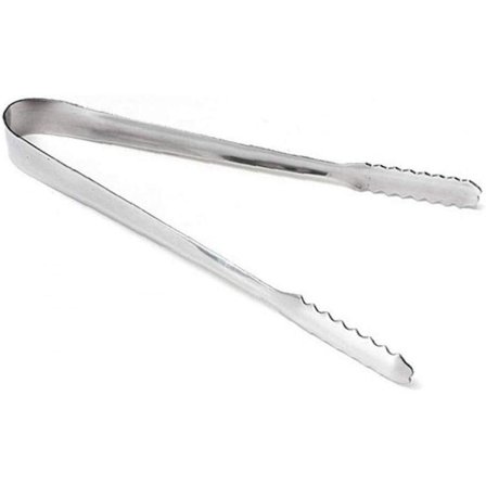 1 stk. Små sukkerklyper i rustfritt stål, miniklyper for kaffe, sukker, isbiter