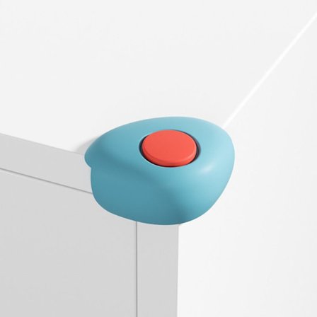 Reunasuojaus Pöytä Kulmasuoja SININEN - spot-myynti