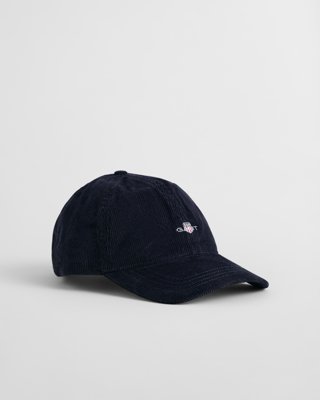 GANT - Caps i kordfløyel til ungdom, unisex evening blue