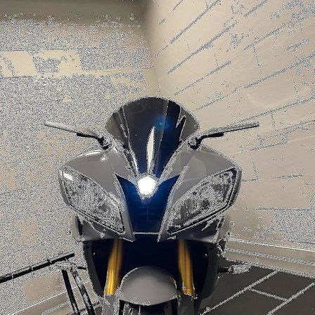 Motorsykkel Speil Vindvinge Justerbar Roterende Side Bakspeil Kompatibel Yamaha Yzf R1 R6 R25 R3 R125 R15 Fz6r R6s Tilbehør