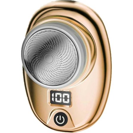 Mini bærbar elektrisk barbermaskine til mænd og kvinder, elektrisk barbermaskine til mænds ansigt, Type C genopladelig, vandtæt med LED-display til 