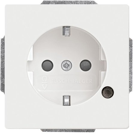 ABB 2CKA002013A5286 Vegguttak hvit, Strømbrytere & vegguttak