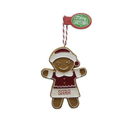 Pepparkaksfigur Sara Julgranshänge Multifärg One Size
