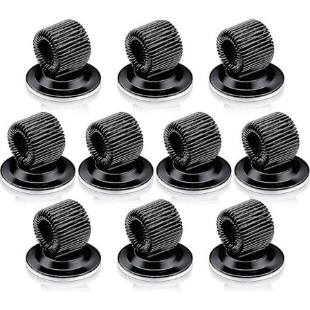 10-pack Penna hållare klipp Stål Penna hållare Självhäftande Penna klipp Med Justerbar Fjäderögla För Re