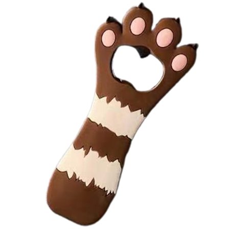 Kylskåp Flasköppnare Söt Tecknad Djurtass Magnetisk Silikon Flasköppnare Frys Köksinredning För kontor Hem