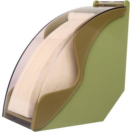 Kaffefilterholder (grøn) til brug i journalbokse og kaffestations tilbehør.