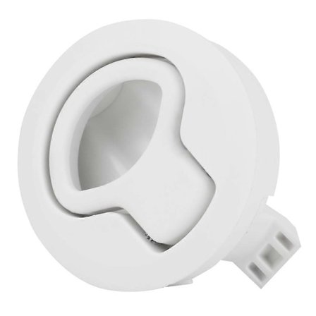 Plastisk innfelt trekk Lukelås Slamlås for RV Marinebåt RV Hvit