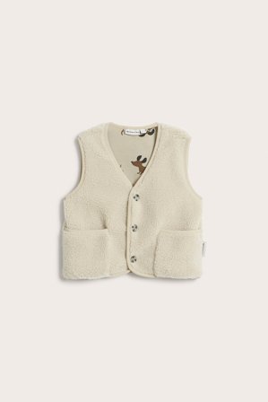 Kappahl | Kamizelka z pluszu | Beżowy