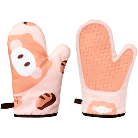 Par Ovnhandsker Varmebestandig Silikon Ovnhandsker Grillhandsker Til Madlavning Grillning