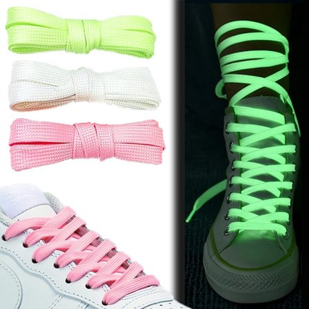 Glow in the Dark Shoelaces Multicolor