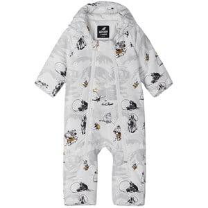 Reima Gray Moomin Knytte Baby Coverall 50/56 cm - Coveralls - 50/56 cm - Grey - Junge