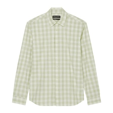 Marc O'Polo, Regular long sleeve shirt Groen, Heren, Maat:M