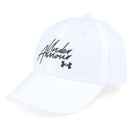 Under Armour - Vit unconstructed Keps - Favorites Hat White Dad Cap @ Hatstore
