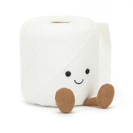 Jellycat 15 cm Amuseables Toiletpapir blødt legetøj