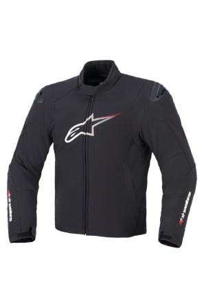 Motorjas Alpinestars SMX WP Zwart/Wit/Fel rood XL