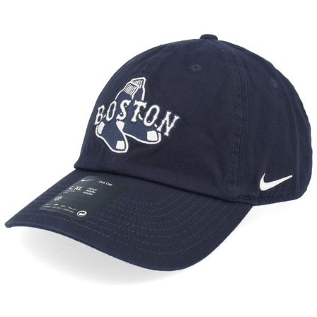 Nike MLB - MLB Blå unconstructed Keps - Boston Red Sox Statement Club Blue Dad Cap - Nike @ Hatstore