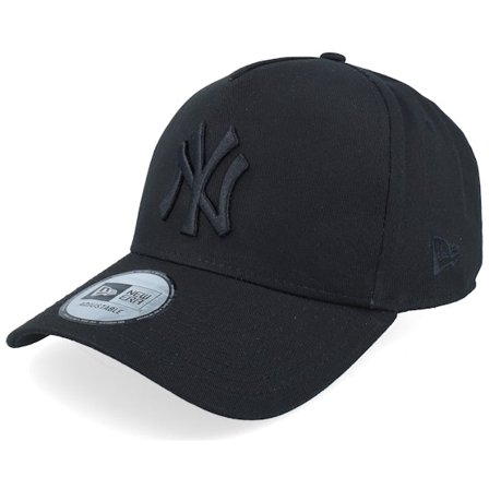 New Era - MLB Svart adjustable Caps - New York Yankees League Essential Black A-frame Adjustable @ Hatstore