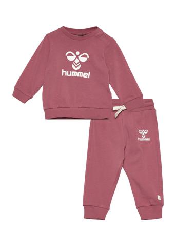Hmlarine Crewsuit Sets Sweatsuits Lyserød Hummel