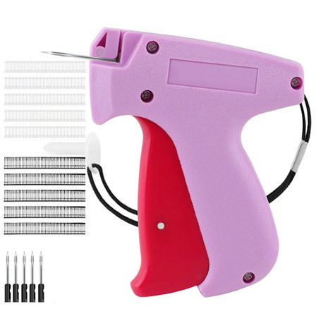 Snabb klädfixare, snabb taggpistol för kläder, handhållen taggpistol med 6 nålar och 1000 st taggar -GSL 6.14