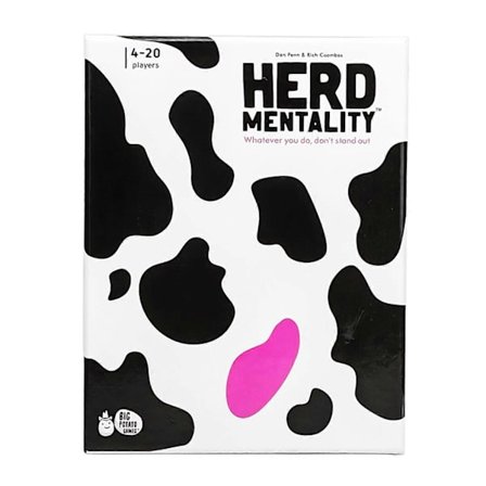 Herd Mentality: Otroligt Roligt Familjespel | Enkelt & Kul för Stora Grupper med 4-20 Spelare | Inkluderar 20 Extra Exklusiva Frågor(h)