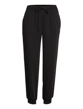 Side-Stripe Crepe Sweatpant Black Lauren Ralph Lauren