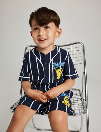 name it Nkmmaska Pokemon Nreg Shortsset Sky - Navy - 146