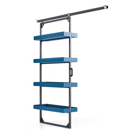 Fachbodenkassette für Werkzeugaufbewahrung EXPECT, 4 Schubladen