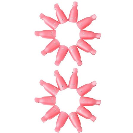 Nail Polish Remover Clips Set, Nails Art Gel Cap Soak Off Clip Uv Manicure Acrylic Nails Wrap Tool