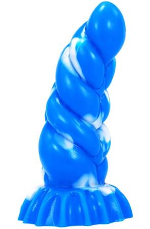 Plug Skarix Blue-White 20 cm Dragon dildo - Blushme.se