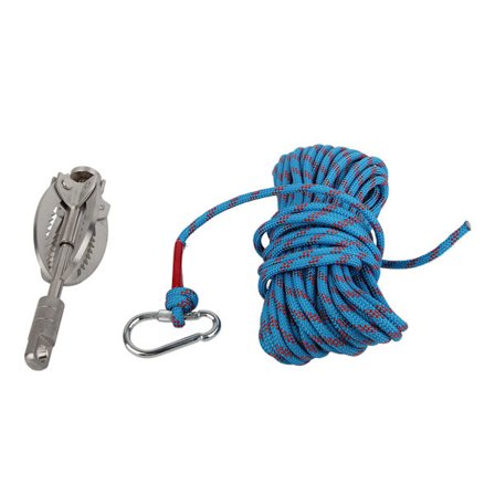 Gripkrok med 4 klor i rostfritt stål, karbinhake för utomhusöverlevnad, undervattensklättring, bergsklättring