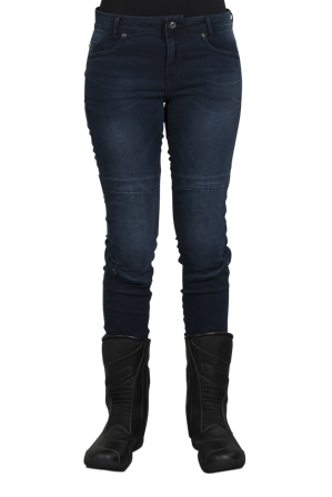 Motorradjeans Macna Jenny Gewaschen Damen Blau 26