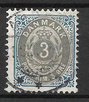 Danmark 1902 - AFA 22Cy - Stemplet