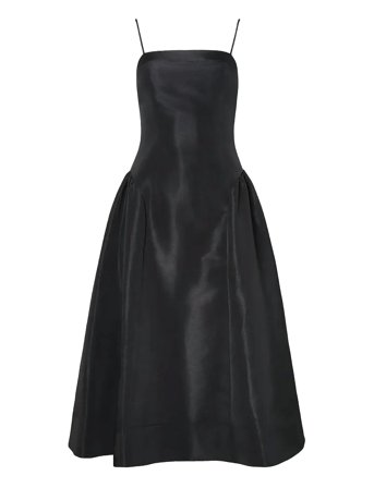 Malina | Calista Exaggerated Hip Midi Dress | 40