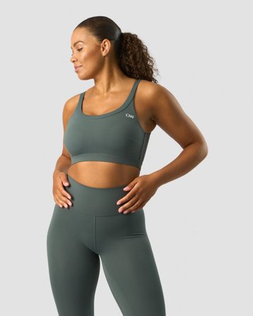 ICANIWILL - Nimble Sports Bra Elm Green - Sports-BH - Damer - Træningstøj fra ICIW