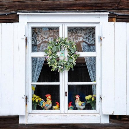 Påske Hengeløkke Dørkrans Ferie Ornament Dekorasjoner