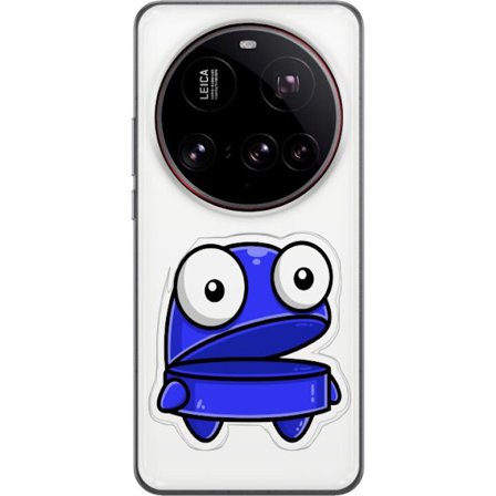 Kompatibelt Mobilskal till Xiaomi Xiaomi 15 Ultra Blå tecknad figur med öppen min och stora ögon i en rolig illustration