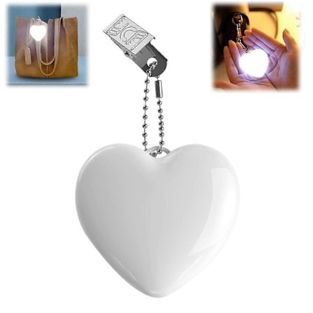 Berøringsaktiveret Hjerte LED Taskelygte - Automatisk Sensorlys til Tasker, Håndtasker & Natlig Bekvemmelighed