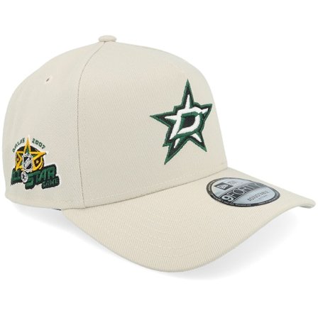New Era - NHL Beige adjustable Cap - Hatstore Exclusive x Dallas Stars 9FORTY All Star 07 Stone A-Frame Adjustable @ Hatstore