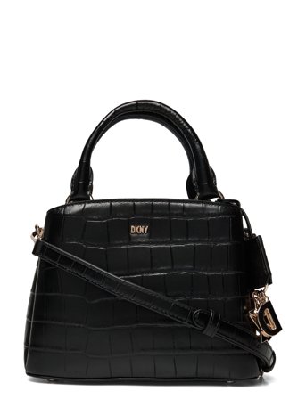 Paige Sm Satchel Bags Hand Bags Svart DKNY Bags*Betinget Tilbud