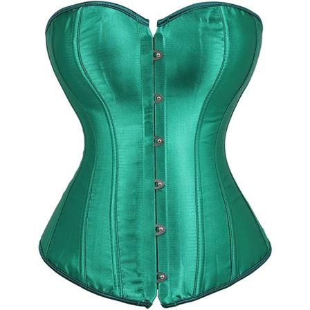 Korsetter för kvinnor Plus Size Svart Korsett Sexig Bustier Green L