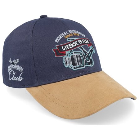 MJM Hats - Sininen adjustable Lippis - License To Fish 41 Organic Cotton Navy Adjustable @ Hatstore